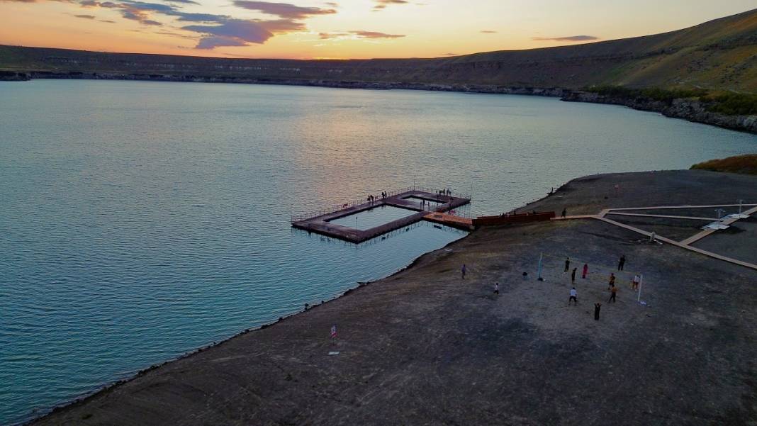 Konya'nın doğal plajı! Yenilenen yüzüyle büyük ilgi görüyor 9
